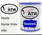 Preview: Mazda, Marble White, A5M: 1L Lackdose, von ATW Autoteile West.